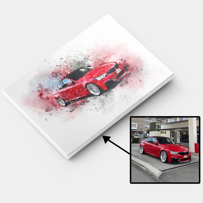 Splash Art Custom Canvas