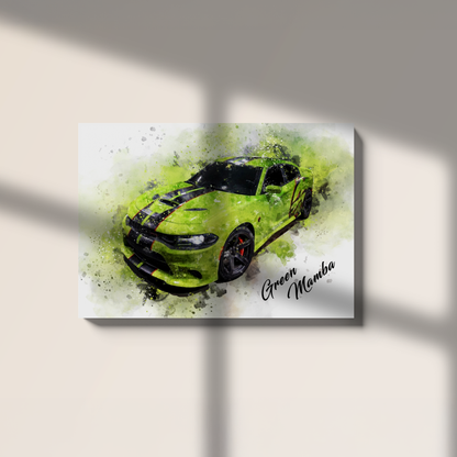 Splash Art Custom Canvas