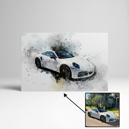 Splash Art Custom Canvas