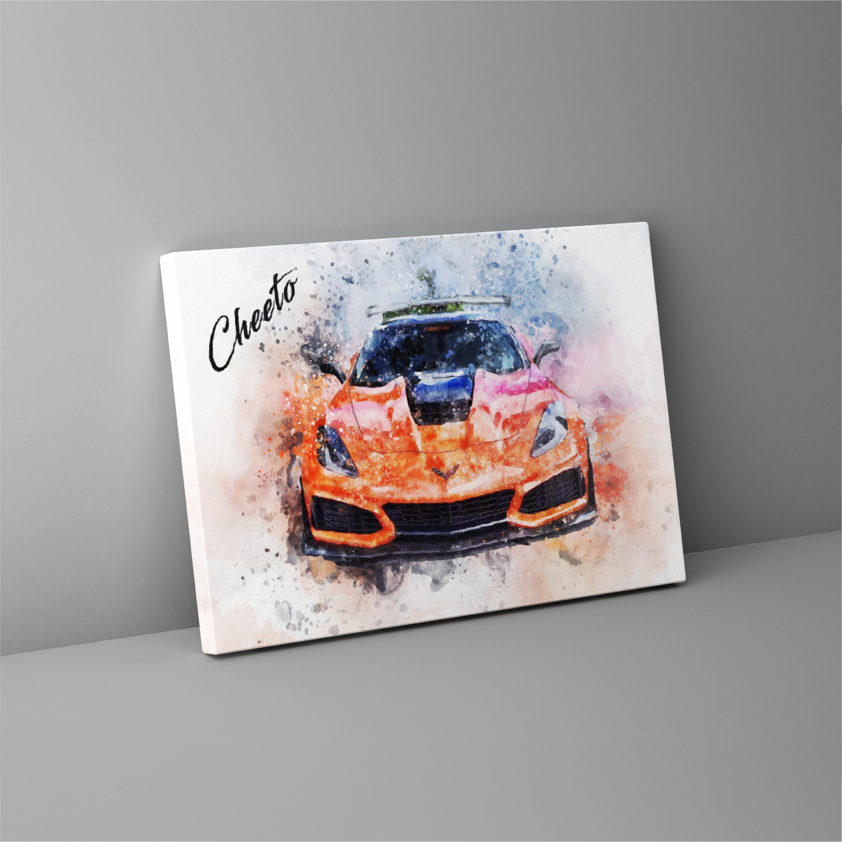 Splash Art Custom Canvas