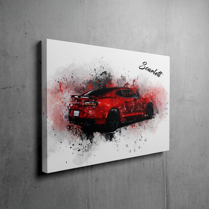 Splash Art Custom Canvas