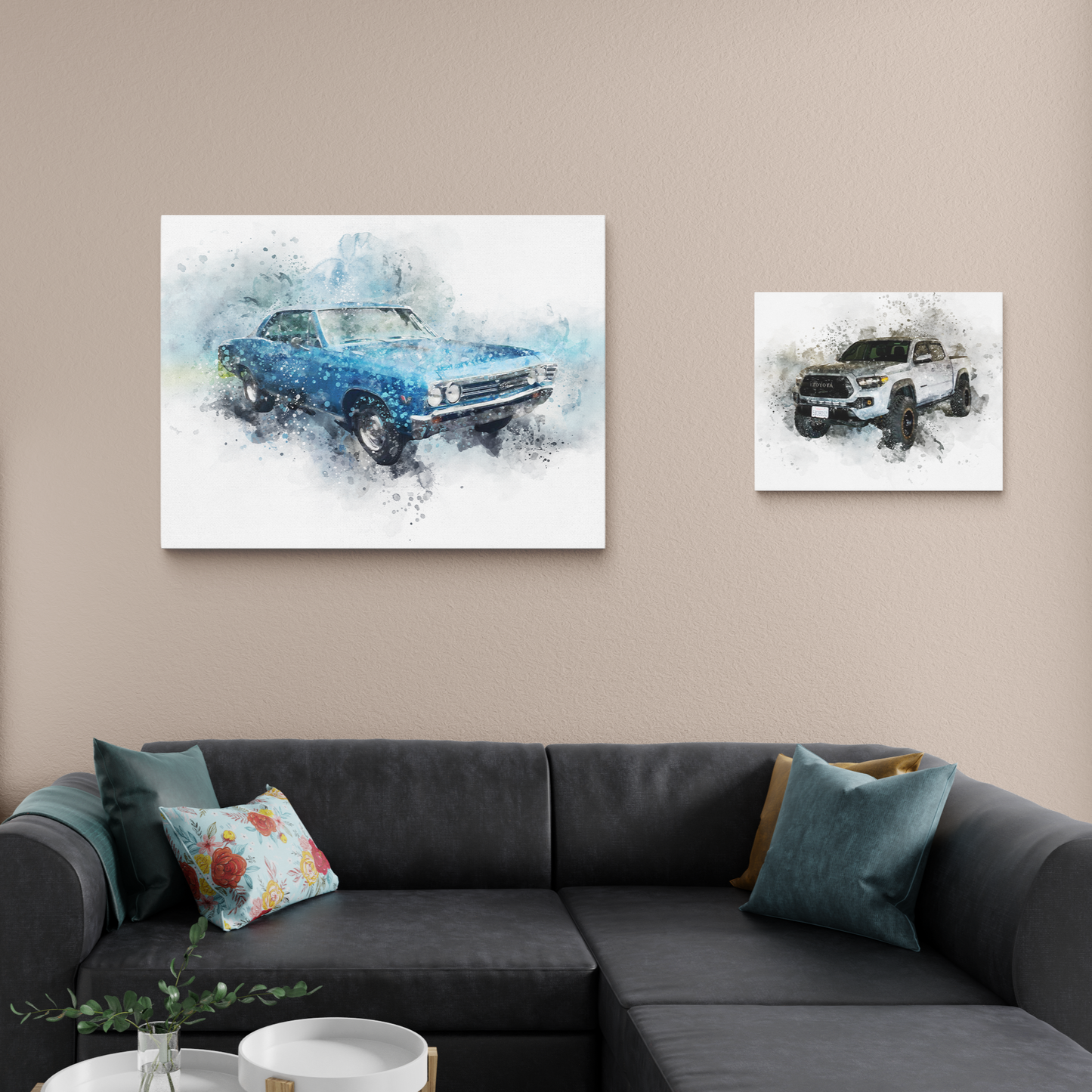 Splash Art Custom Canvas