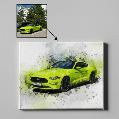 Splash Art Custom Canvas