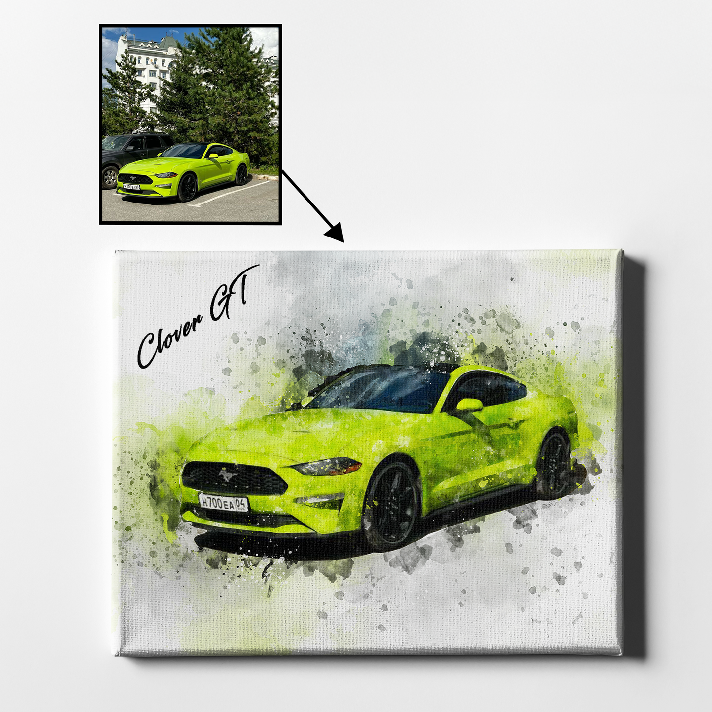 Splash Art Custom Canvas